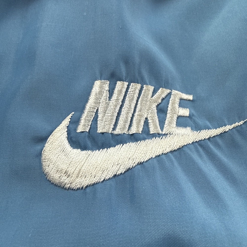 Vintage Nike Windbreaker Jacket Mens S Blue Colorblock Full Zip Blue Tag 80s - Picture 11 of 13